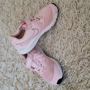 Pink Nike children's sneakers